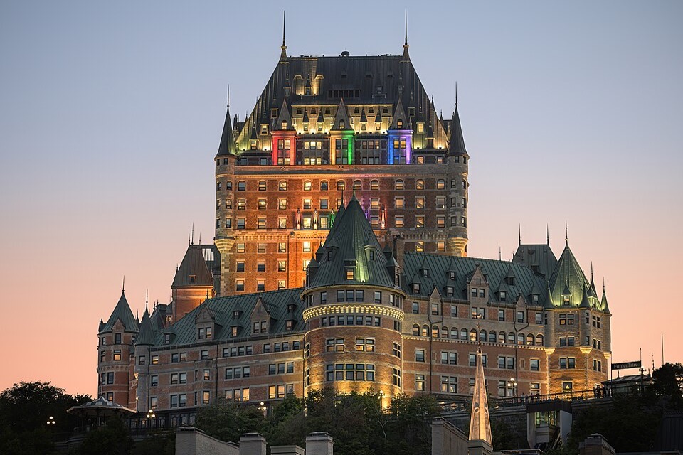 Château Frontenac at dusk